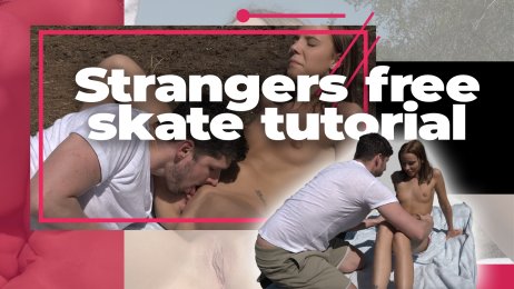 Strangers free skate tutorial ends in outdoor sex