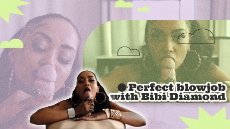Perfect blowjob with Bibi Diamond