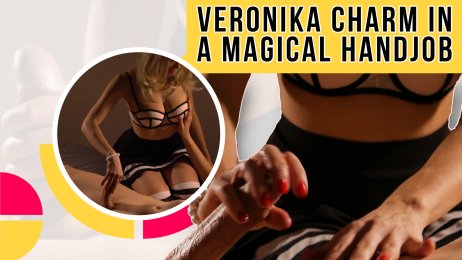 Veronika Charm with her magical handjob