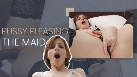 Caught my maid playing with her pussy