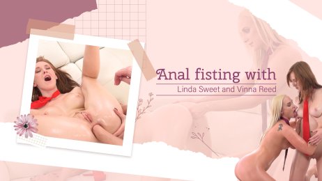 Anal fisting with Linda Sweet and Vinna reed