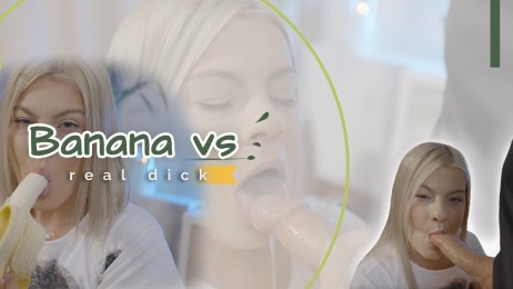 Banana vs real dick