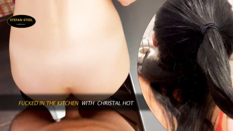 Christal Hot got fucked in the kitchen